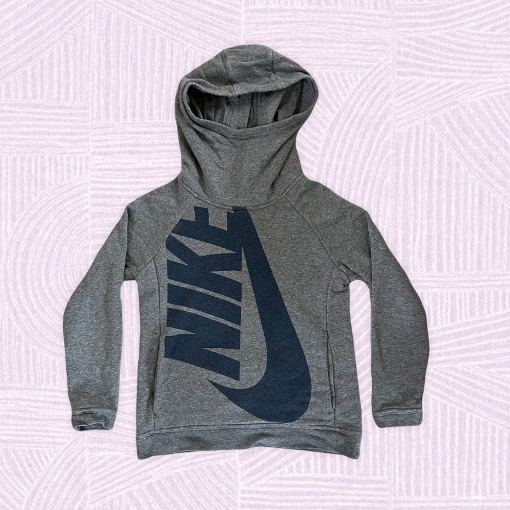 ✔️ NIKE✔️ Logo Pullover High Neck Hoodie